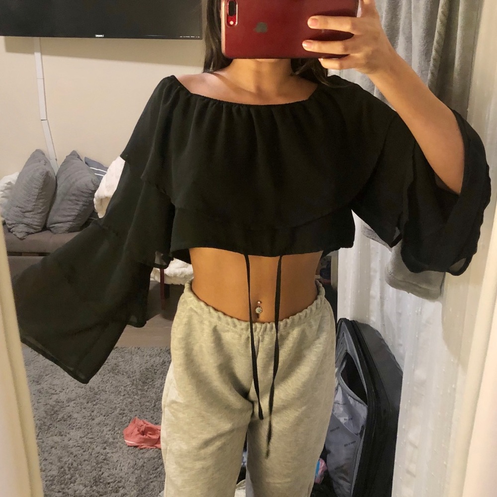 bell sleeve top